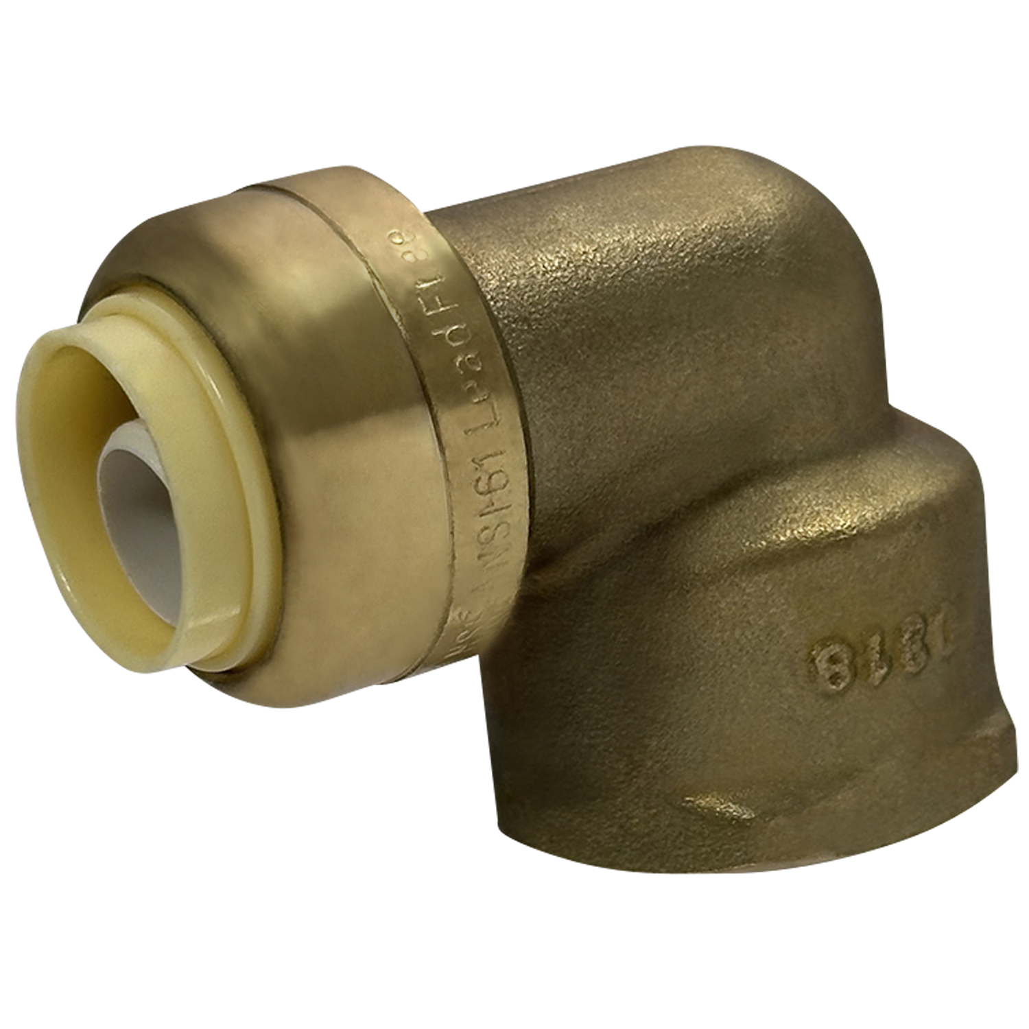 Push-to-Connect 1/2 Inch x 3/4 Inch Female Elbow