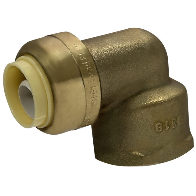 Push-to-Connect 1/2 Inch x 3/4 Inch Female Elbow