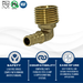 3/8 inch PEX-B Barb x 1/2 inch MNPT Elbow