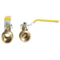 3/4 inch PEX-B Barb x 3/4 inch Male Ball Valve