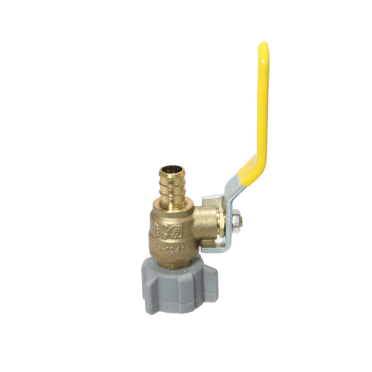 PEX-B Barb Crimp Swivel Ball Valve