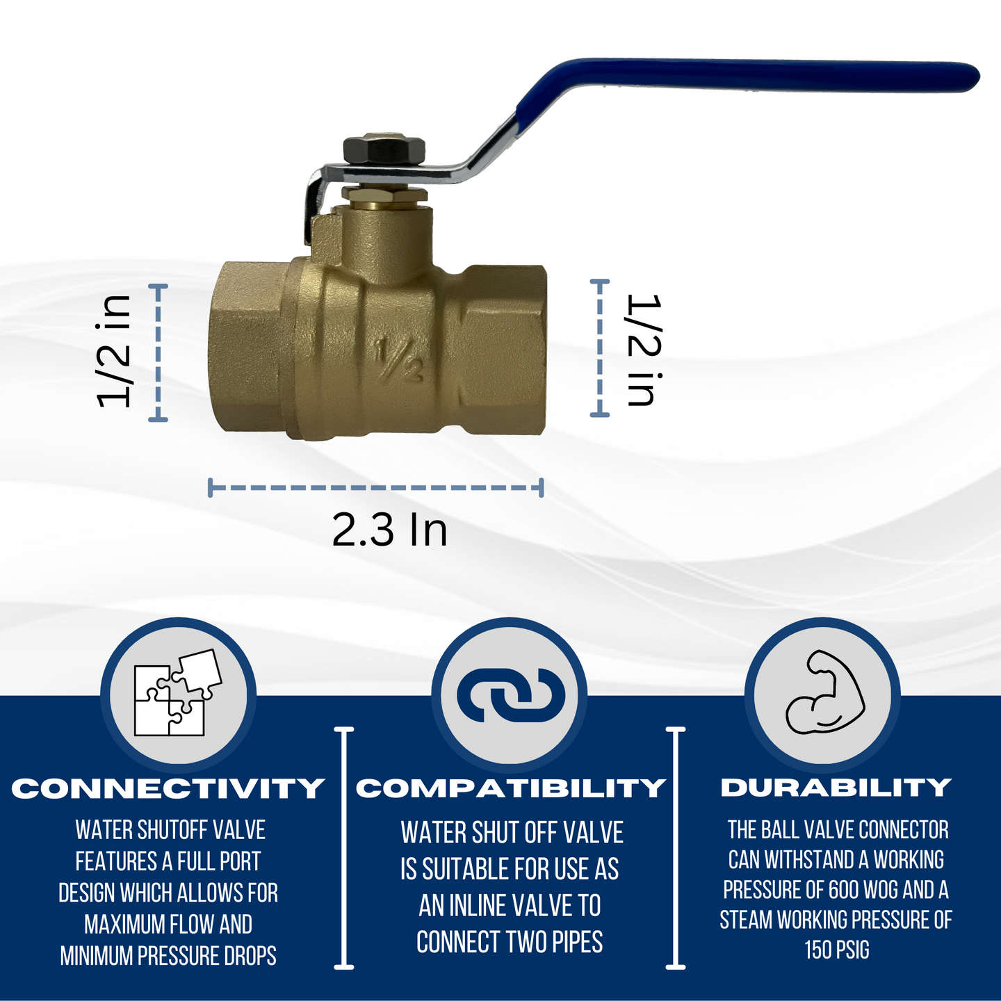 1/2 inch FIP Ball Valve