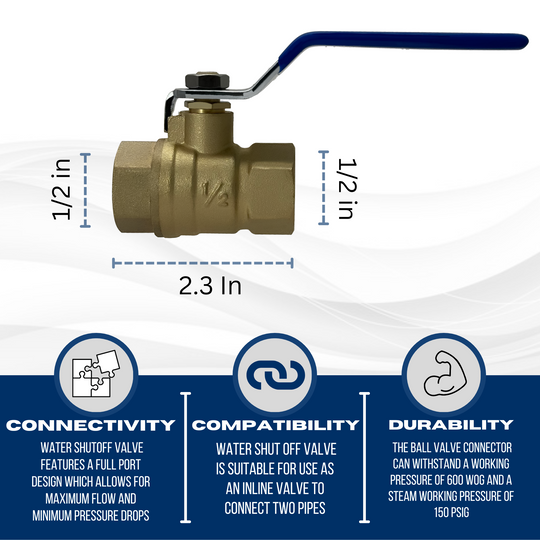 1/2 inch FIP Ball Valve