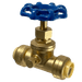 1/2 inch Push-to-Connect Stop Valve with Drain