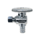1/4 Inch OD Compression x 1/2 Inch PEX-B Barb Angle Valve