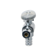 1/4 Inch OD Compression x 1/2 Inch PEX-B Barb Angle Valve