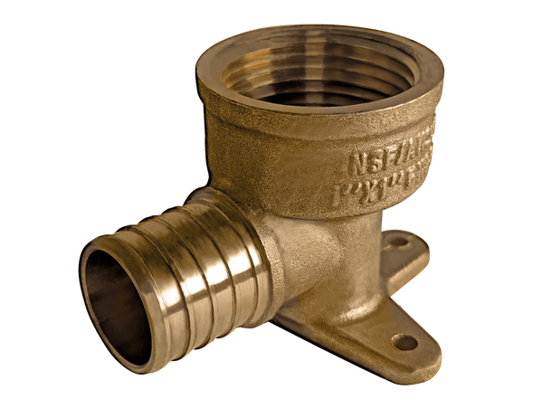 1 inch PEX-B Barb x 1 inch FNPT Elbow Drop Ear