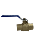 1 Inch Brass Sweat Shut Off Ball Valve