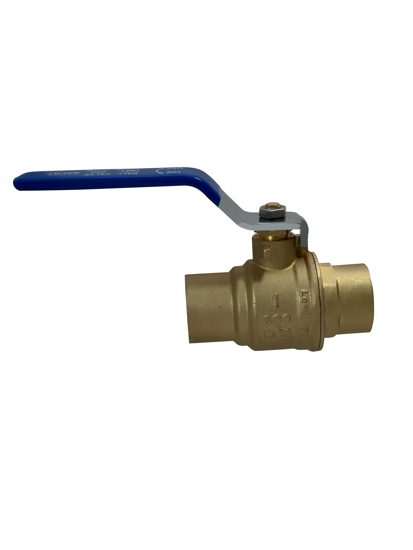 1 Inch Brass Sweat Shut Off Ball Valve