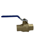 1 Inch Brass Sweat Shut Off Ball Valve
