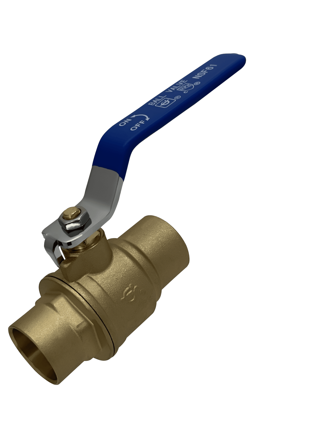 1 Inch Brass Sweat Shut Off Ball Valve