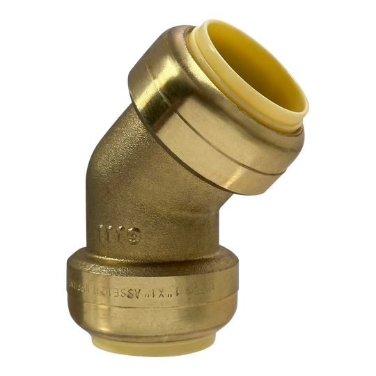 Push-to-Connect 1 Inch x 1 Inch 45 Degree Elbow