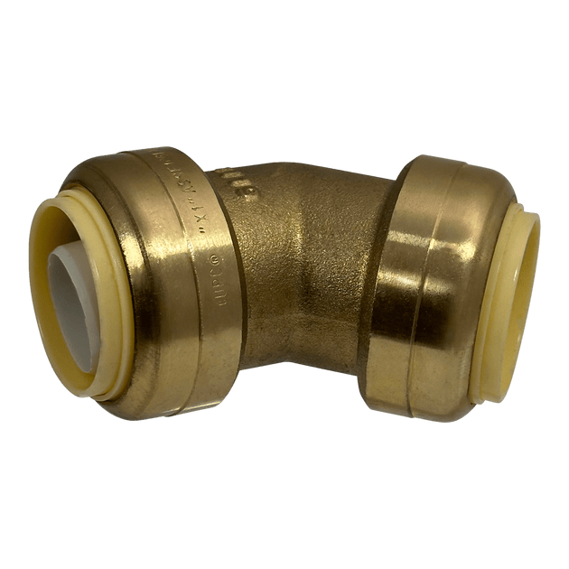 Push-to-Connect 1 Inch x 1 Inch 45 Degree Elbow