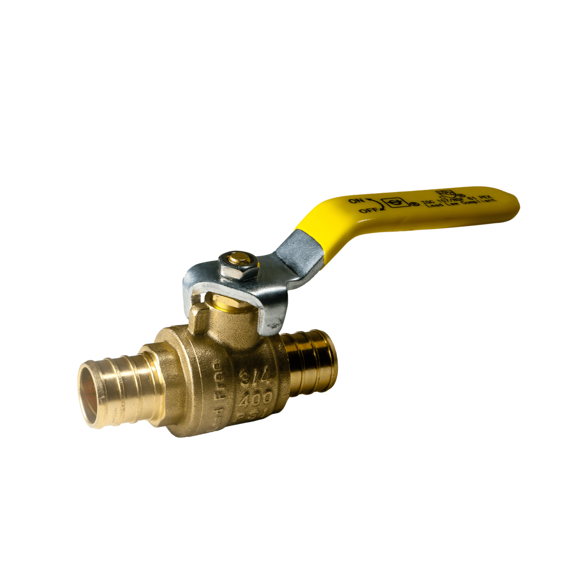 XFITTING Pex Barb Crimp Ball Valve - Durable, Easy-to-Install PEX Valve