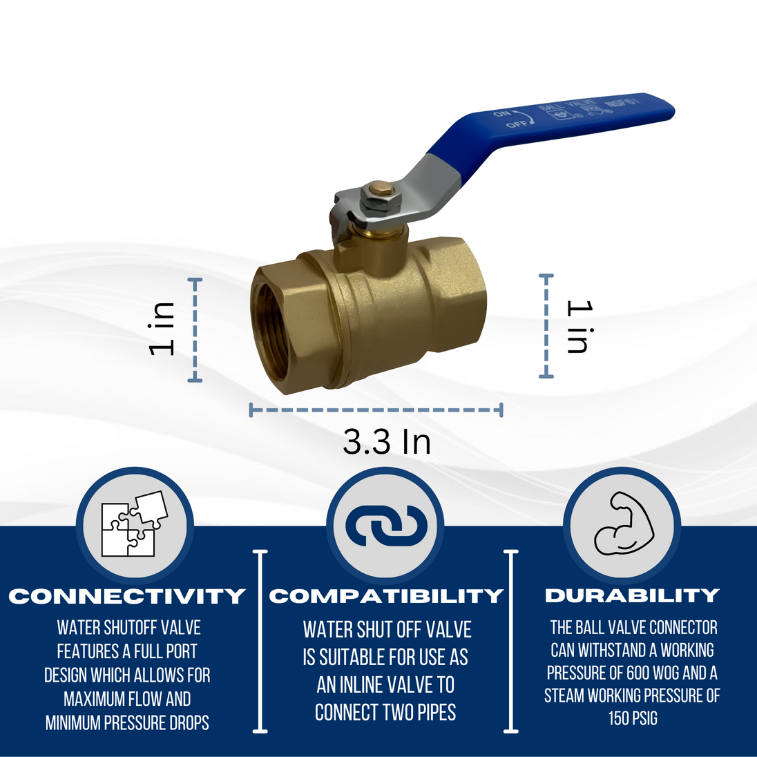 1 inch FIP Ball Valve