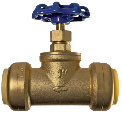  Measuring 3/4" Push Fit Stop Valve with Drain Specifically 
