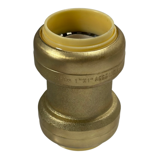 Push-to-Connect 1 Inch x 1 Inch Coupling