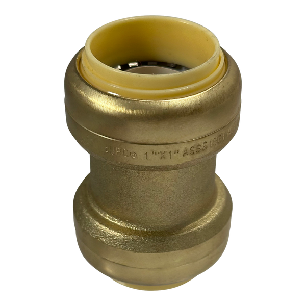 Push-to-Connect 1 Inch x 1 Inch Coupling