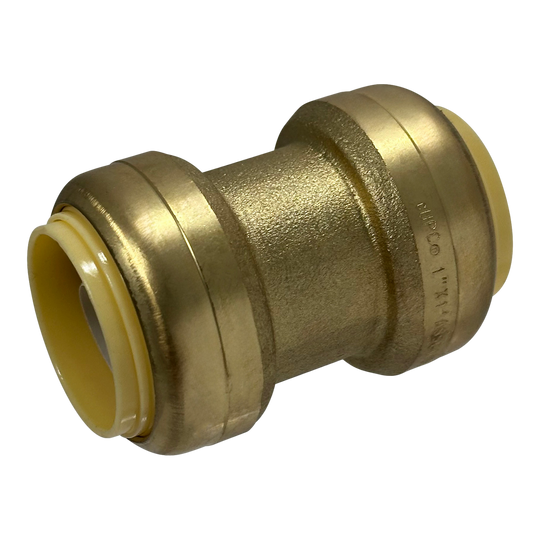 Push-to-Connect 1 Inch x 1 Inch Coupling