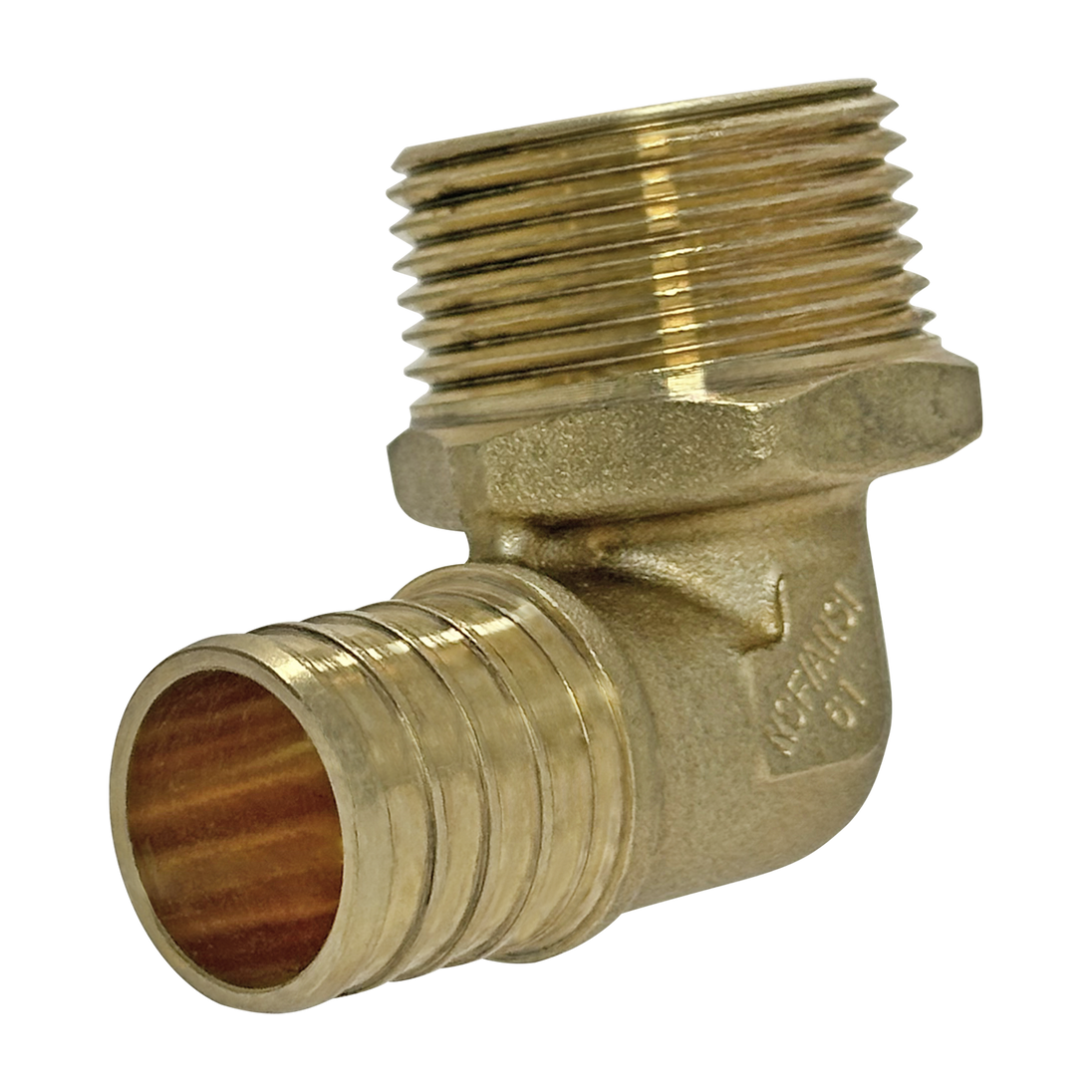 1 inch PEX-B Barb x 1 inch MNPT Elbow