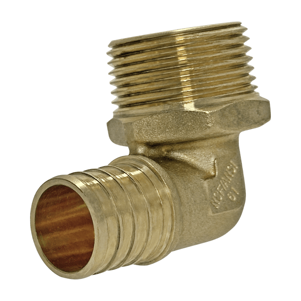 1 inch PEX-B Barb x 1 inch MNPT Elbow