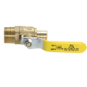 3/4 inch PEX-B Barb x 3/4 inch Male Ball Valve