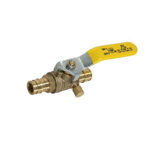 1/2 Inch Pex-A Expansion Ball Valve with Drain