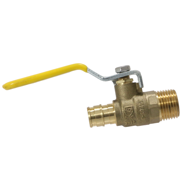 1/2 Inch Pex-A Expansion Male NPT Ball Valve