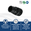 3/4 Inch Poly Alloy Pex-A Expansion Male Adapter