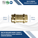 3/4 Inch Press Coupling