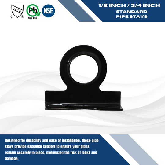 1/2 in. - 3/4 in. Pipe Stay for Standard Pipe, Copper, CPVC and Pex Pipes