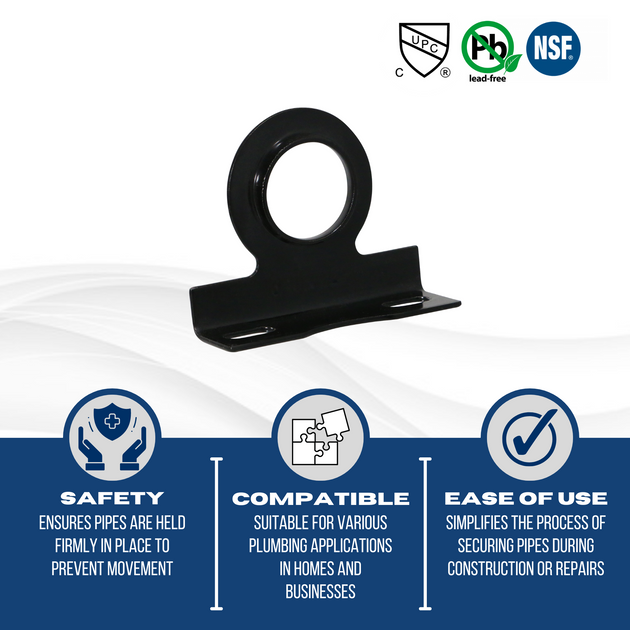 1/2 in. - 3/4 in. Pipe Stay for Standard Pipe, Copper, CPVC and Pex Pipes