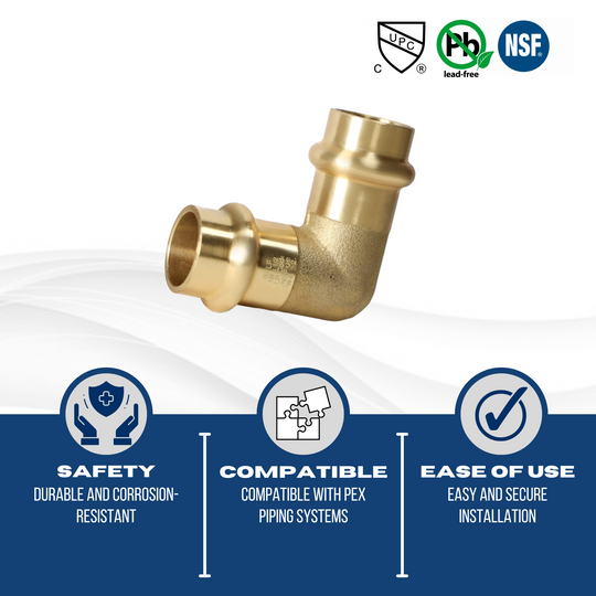 1/2 Inch Press Elbow