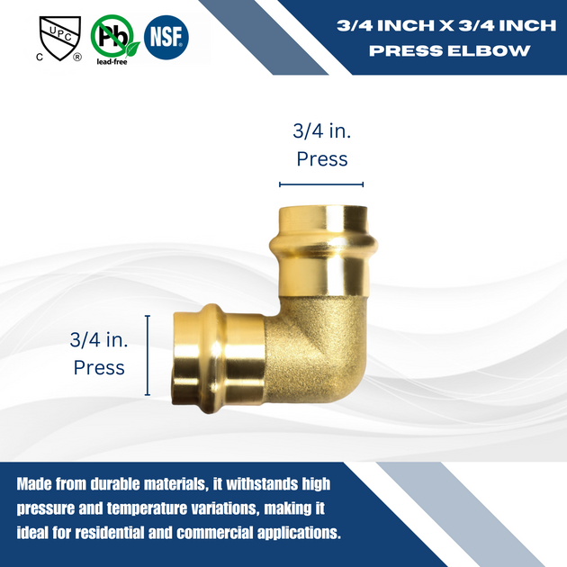 3/4 Press Press Elbow