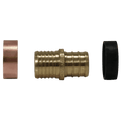3/4 Inch PEX-B Barb x 3/4 Inch PB (polybutylene) Slicing coupling with ring