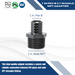 1 Inch PEX-B Barb Crimp x 1 Inch Male NPT Poly Alloy Adapter