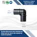 1 Inch PEX-B Barb Crimp Poly Alloy Elbow