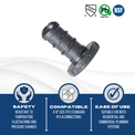 3/8 Inch PEX-B Barb Crimp Poly Alloy Plug