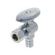 3/8 Inch OD Compression x 1/2 Inch PEX-B Barb Angle Valve