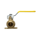 3/4 inch PEX-B Barb Crimp Ball Valve With Drop Ear