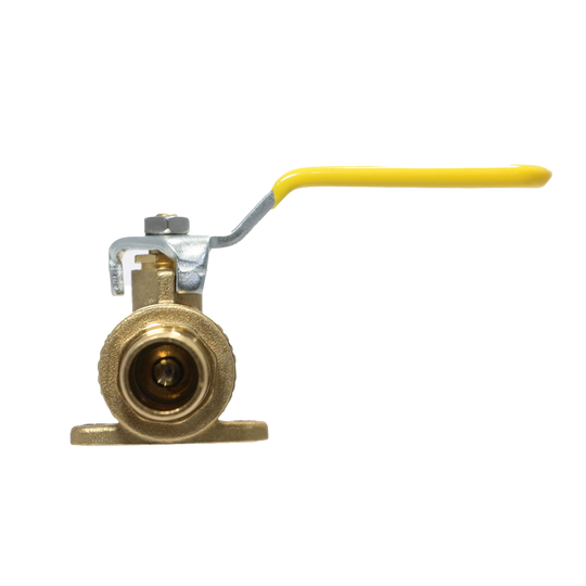 3/4 inch PEX-B Barb Crimp Ball Valve With Drop Ear