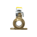 3/4 inch PEX-B Barb Crimp Ball Valve With Drop Ear