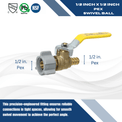 PEX-B Barb Crimp Swivel Ball Valve