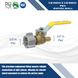 PEX-B Barb Crimp Swivel Ball Valve