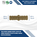 3/8 Inch PEX-B Barb Coupling
