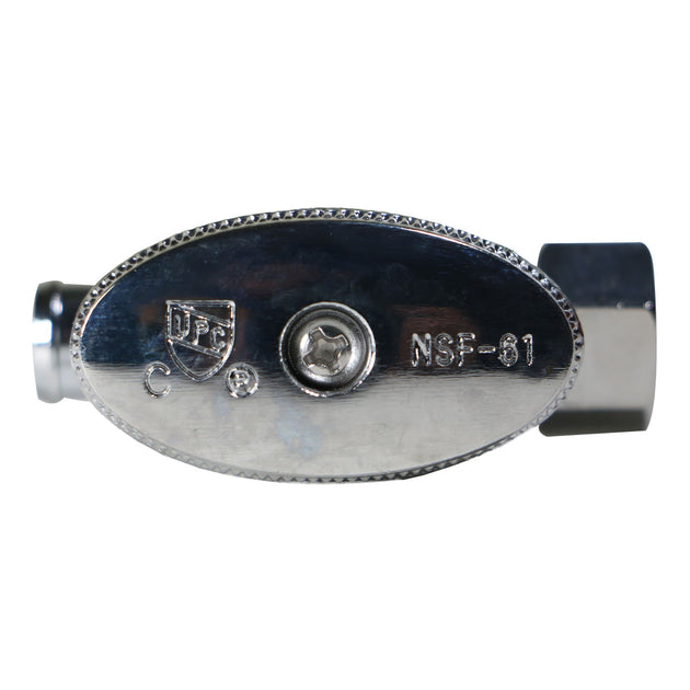 1/2 Inch  PEX-B Barb x 3/8 Inch OD Compression Straight Valve