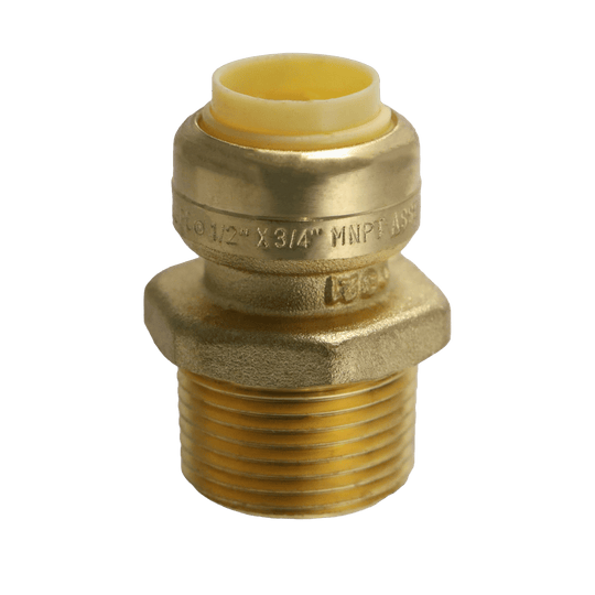 1/2 inch Push-to-Connect x 3/4 inch Male Adapter