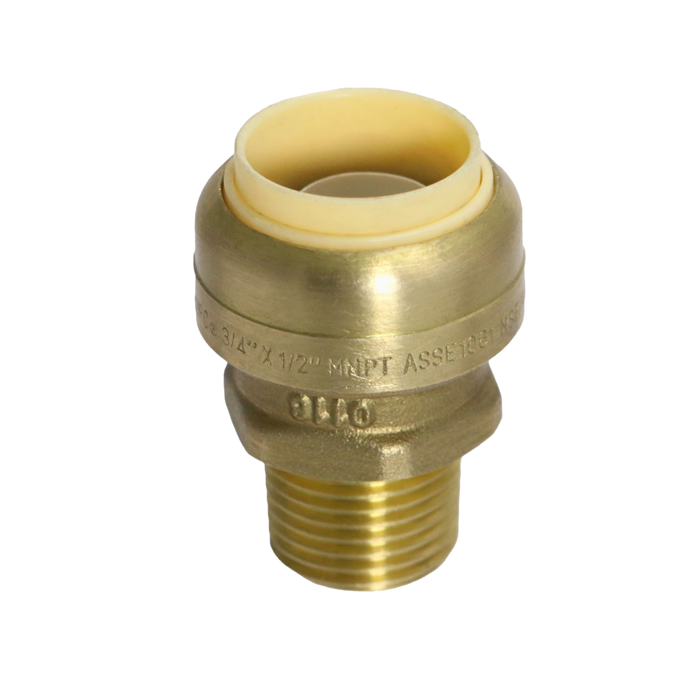 Push-to-Connect 3/4 Inch x 1/2 Inch Male Adapter
