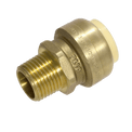 Push-to-Connect 3/4 Inch x 1/2 Inch Male Adapter