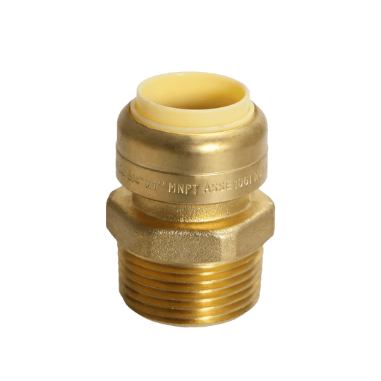 Push-to-Connect 3/4 Inch x 1 Inch Male Adapter